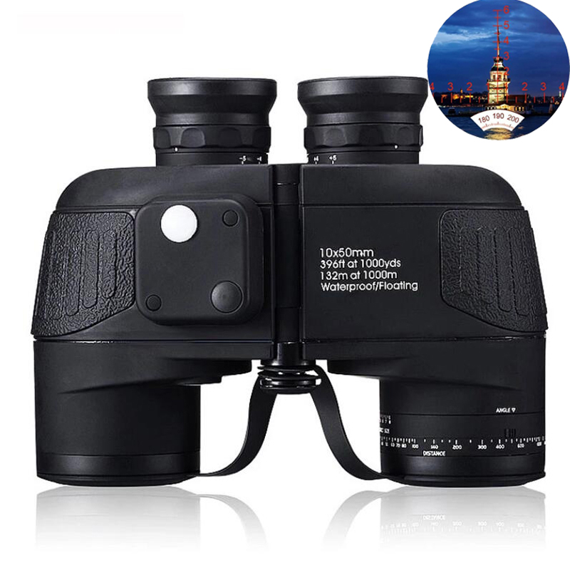 성인용 10배율 50mm 망원경, 거리 측정 기능이 있 - Compass Lensatic 리뷰 및 가격