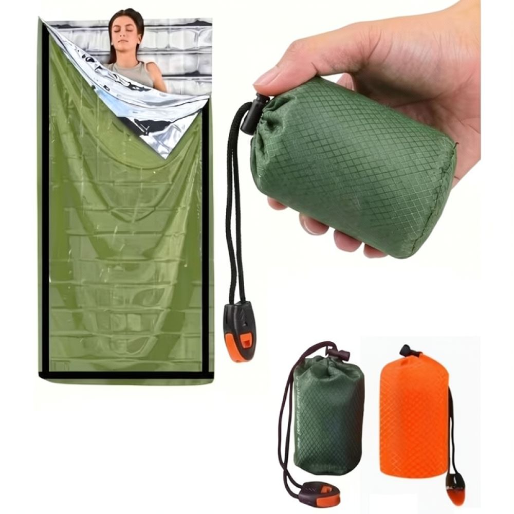 휴대용 비상용 보온 침낭, 방수 캠핑 담요, 야외 하이 - Survival Blanket Reflective 리뷰 및 가격